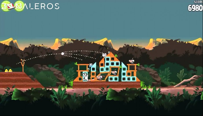 Angry Birds Rio gameplay