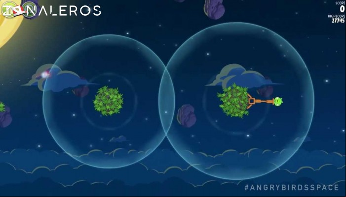 Angry Birds Space gameplay
