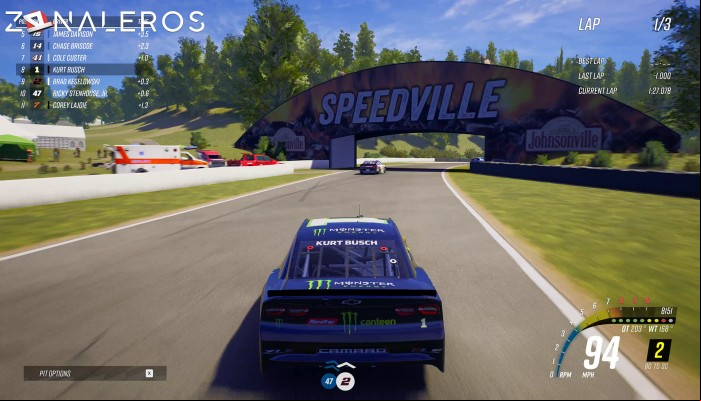 NASCAR 21: Ignition gameplay