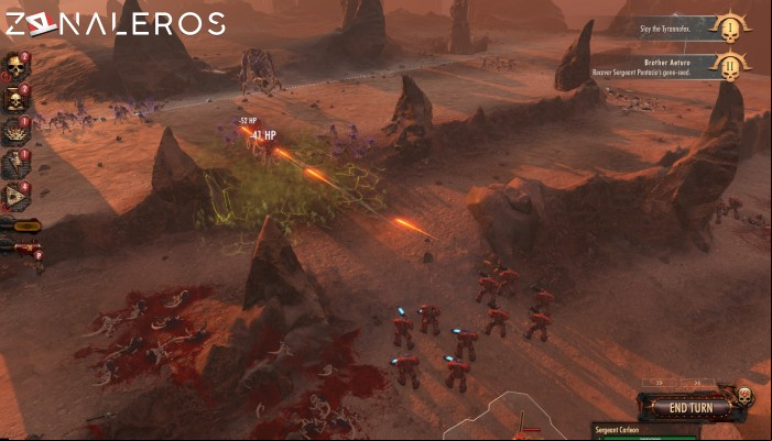 Warhammer 40,000: Battlesector gameplay